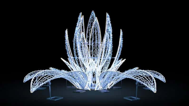 Waterlily 780 Dev Nilüfer Figürü 73029.11-30V varyantı