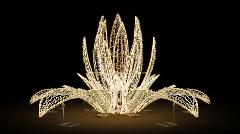 Waterlily 780 Dev Nilüfer Figürü 73029.22-30V varyantı