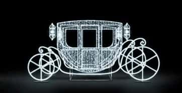 Carriage ve Cinderella Fayton 73809.11S-30V varyantı