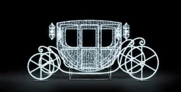 Carriage ve Cinderella Fayton 73809.11S-30V varyantı