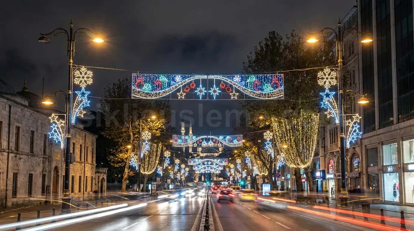 Yılbaşı sezon takvimi İstanbul LED süsleme kurulum süreci